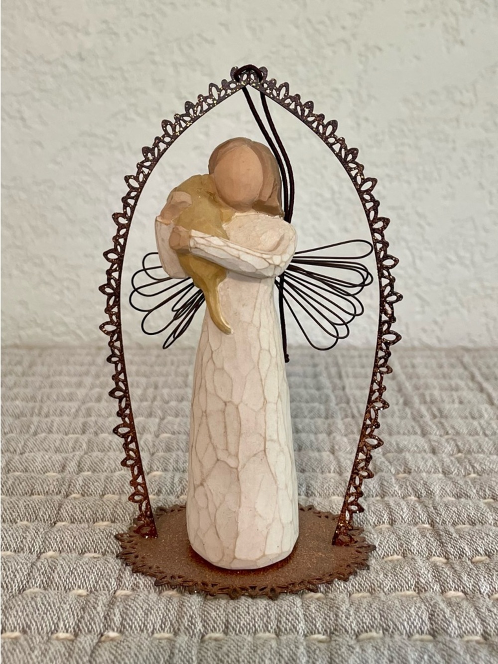 Willow Tree "Angel of Friendship" trellis ornament